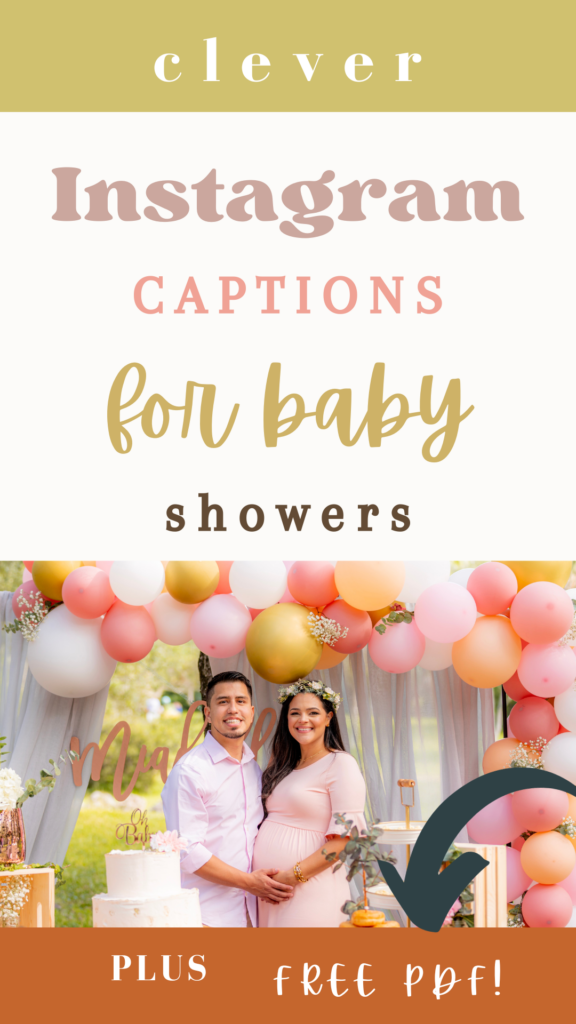 115+ Baby Shower Instagram Captions (Cute & Creative)(& Free Printable