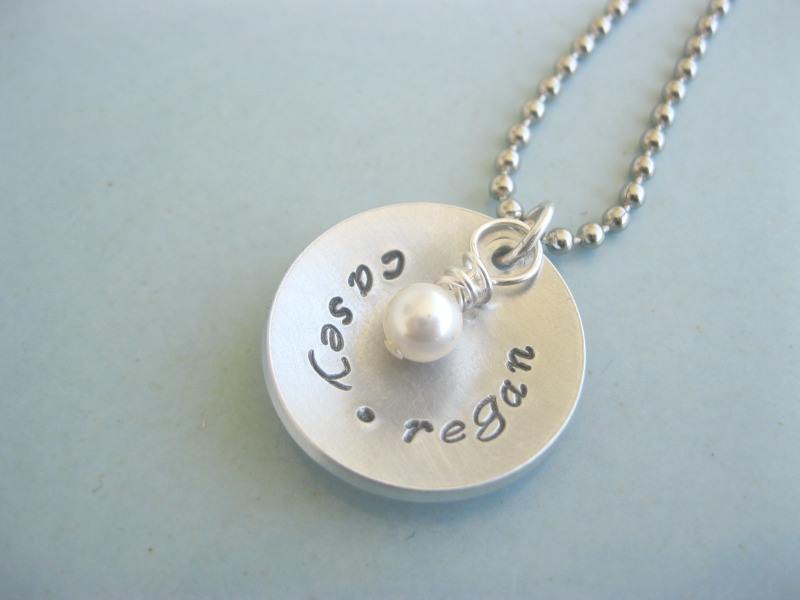 hand stamped jewelry