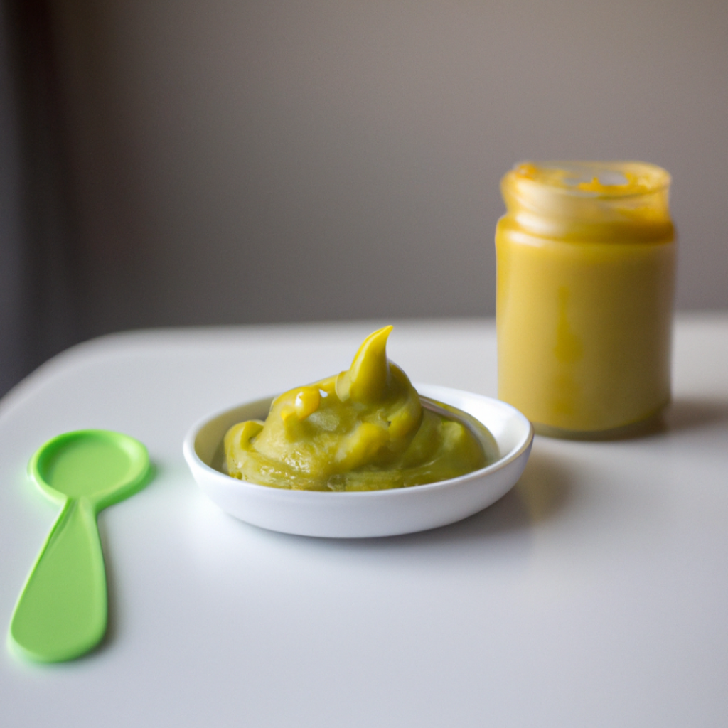 pea puree baby food