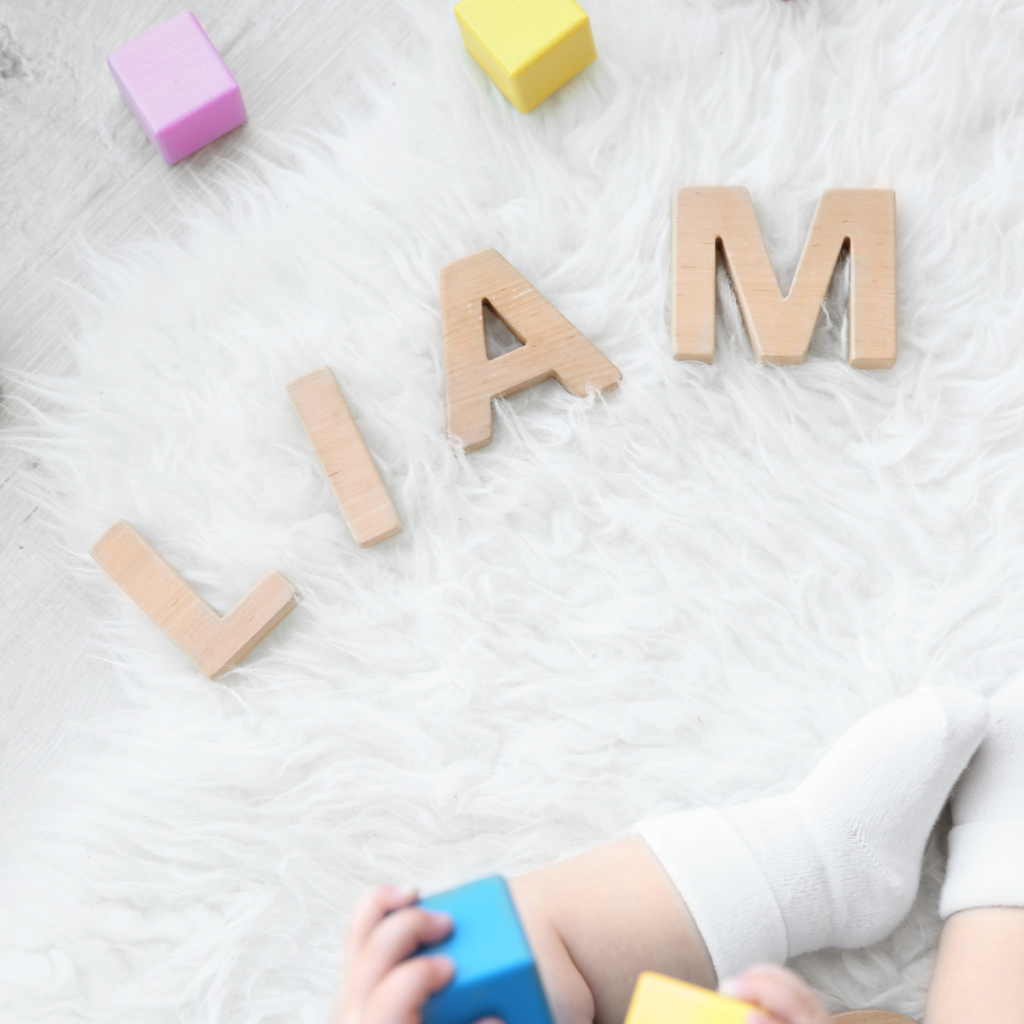 revealing a baby name