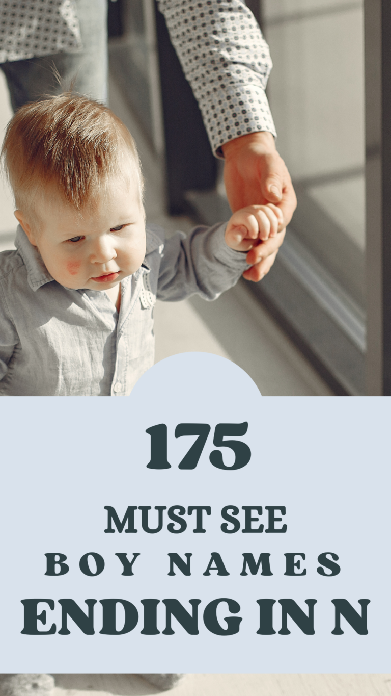 175+ Boy Names Ending In N (Cute, Strong) Pribbles