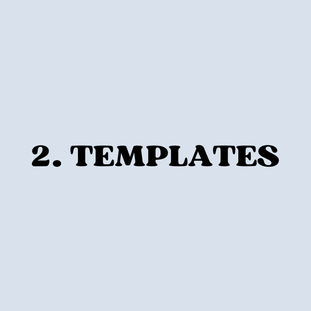 templates with canva