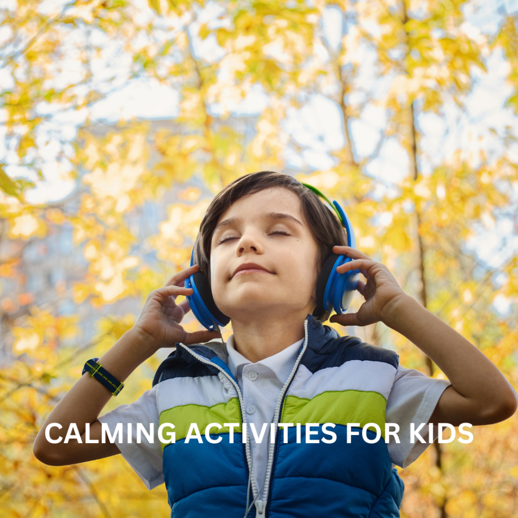 kids listening to music