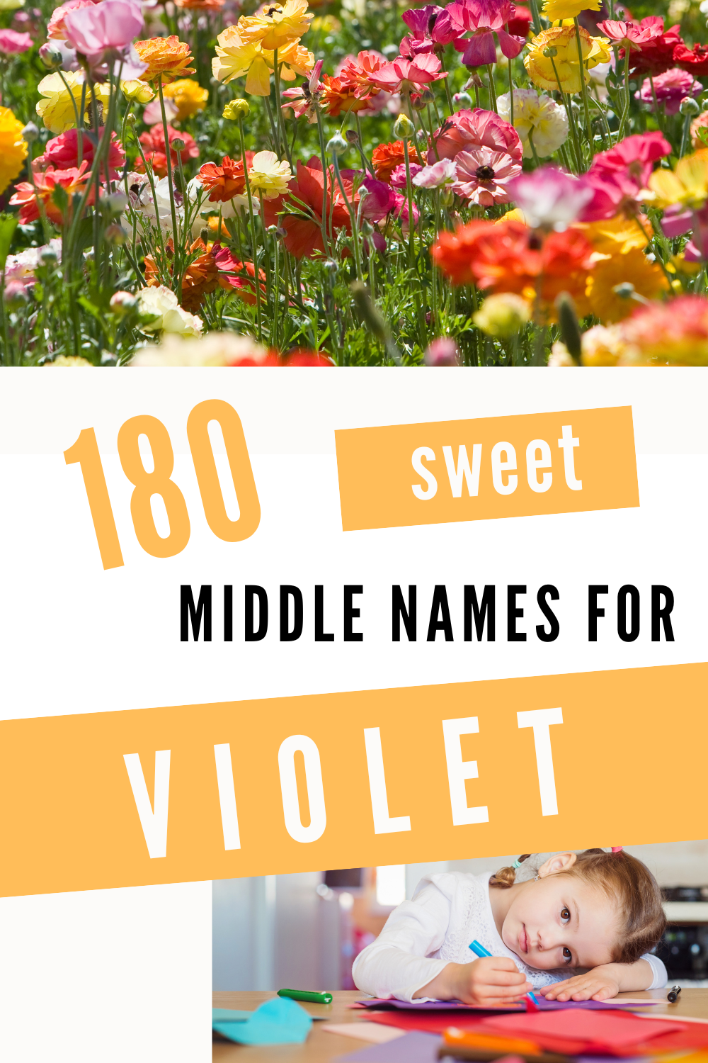 180 Beautiful Middle Names for Violet Pribbles