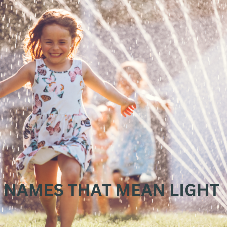 names that mean light