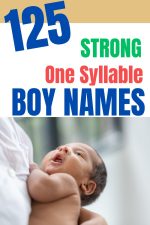 125 Amazing One Syllable Boy Names - Pribbles