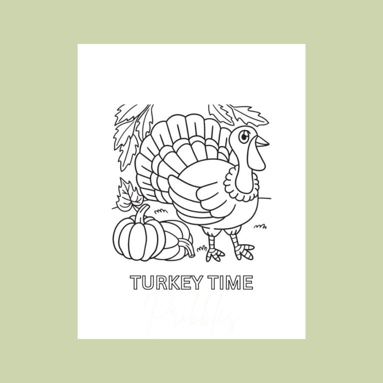 Super Cute Thanksgiving Coloring Pages for Kids