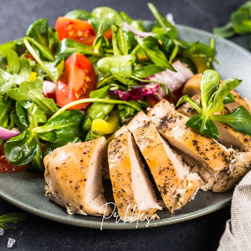 healthy chicken dinner