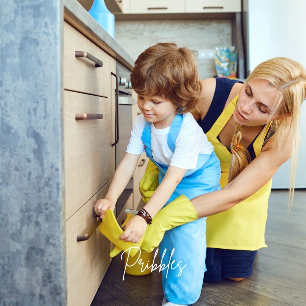 cleaning schedule for moms