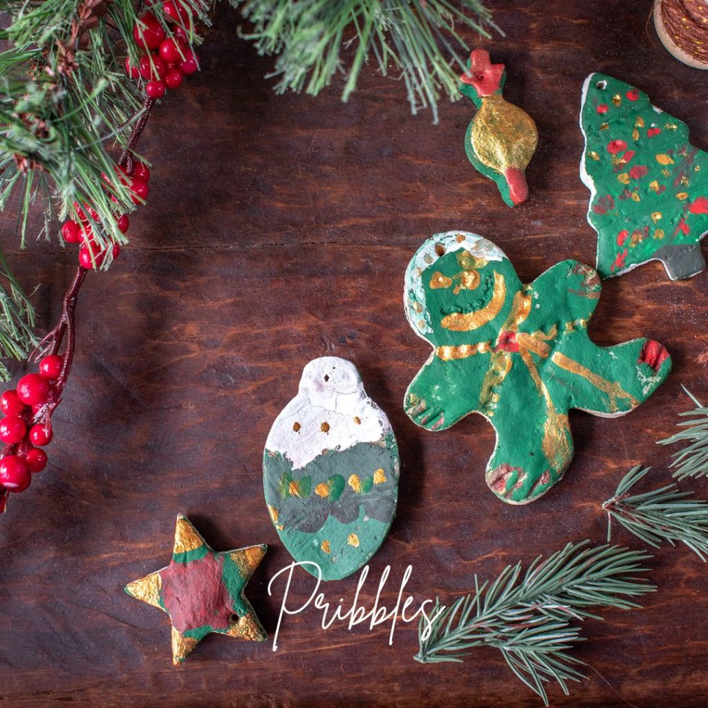 salt dough ornaments