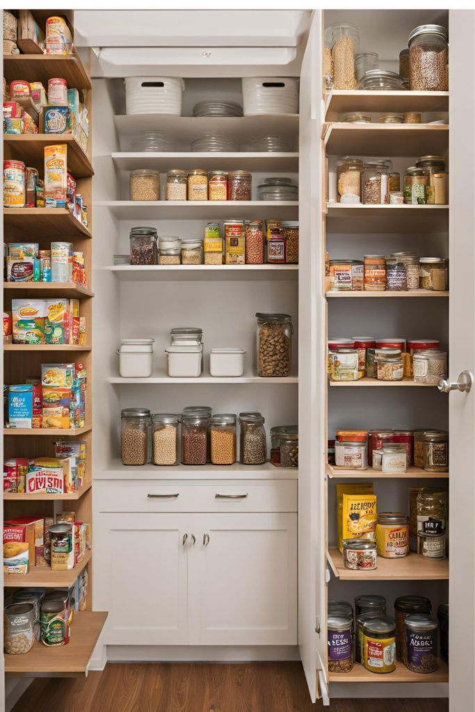 small pantry organization