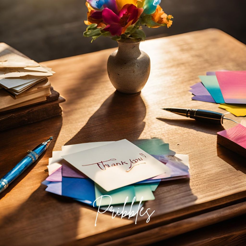 thank you note