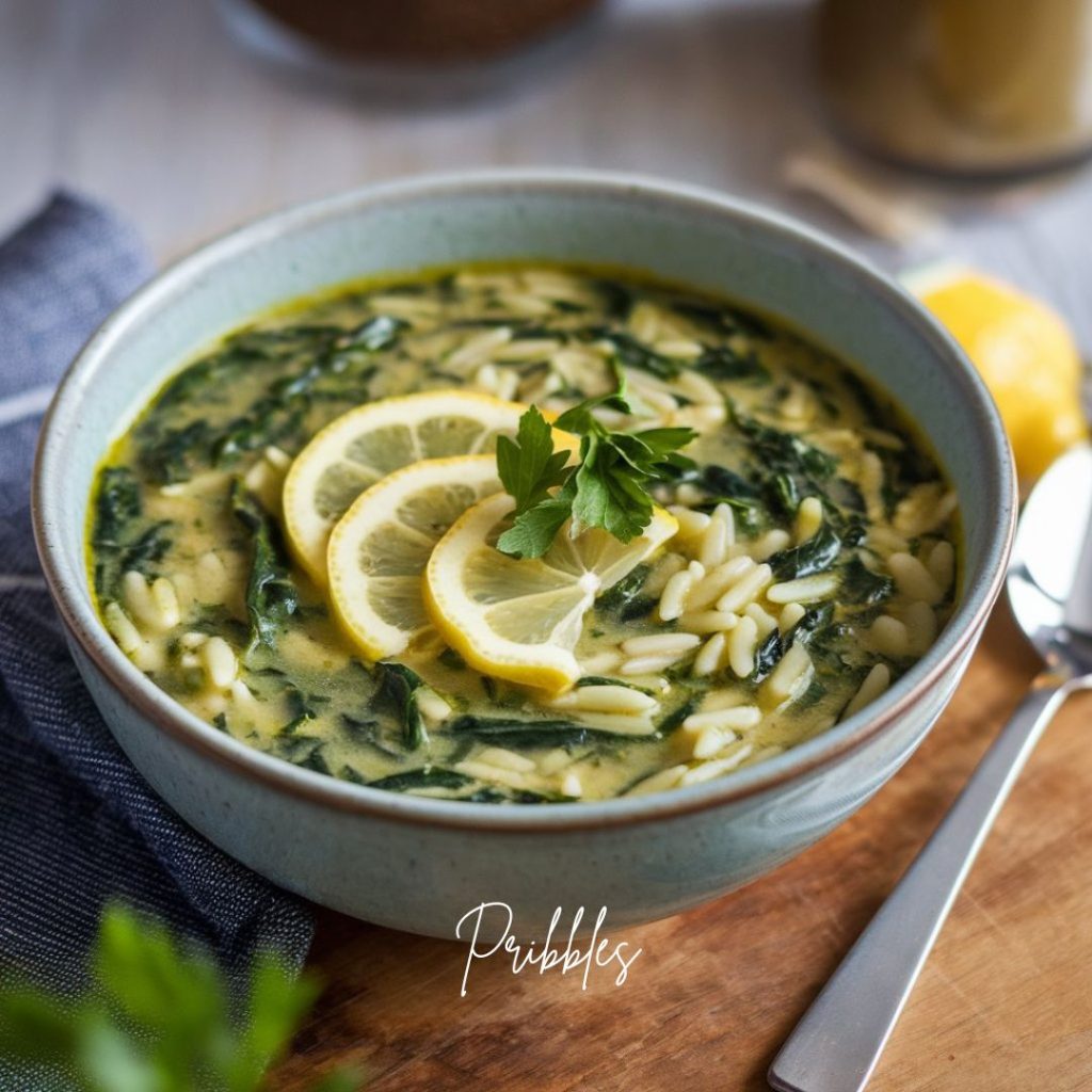 Spinach and Orzo Soup