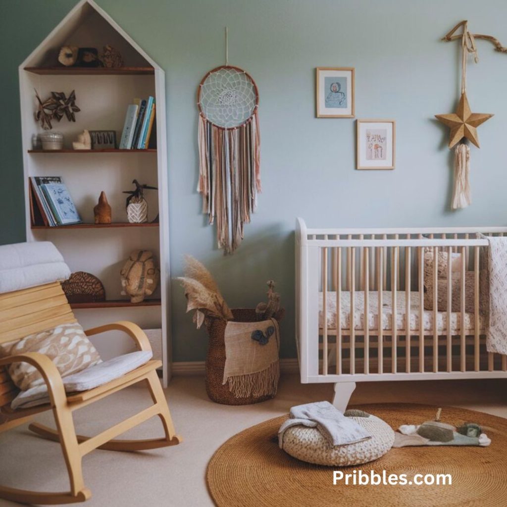 boho baby room