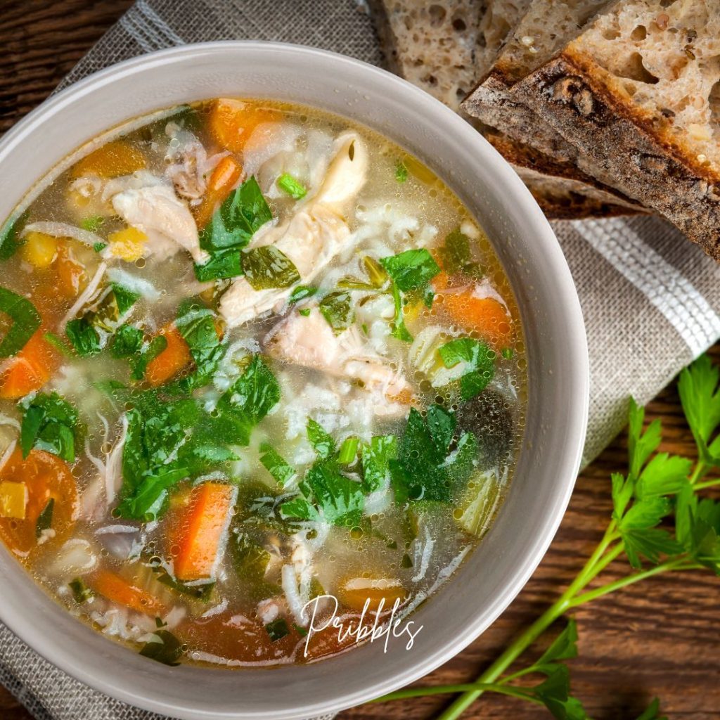 chicken and rice soup