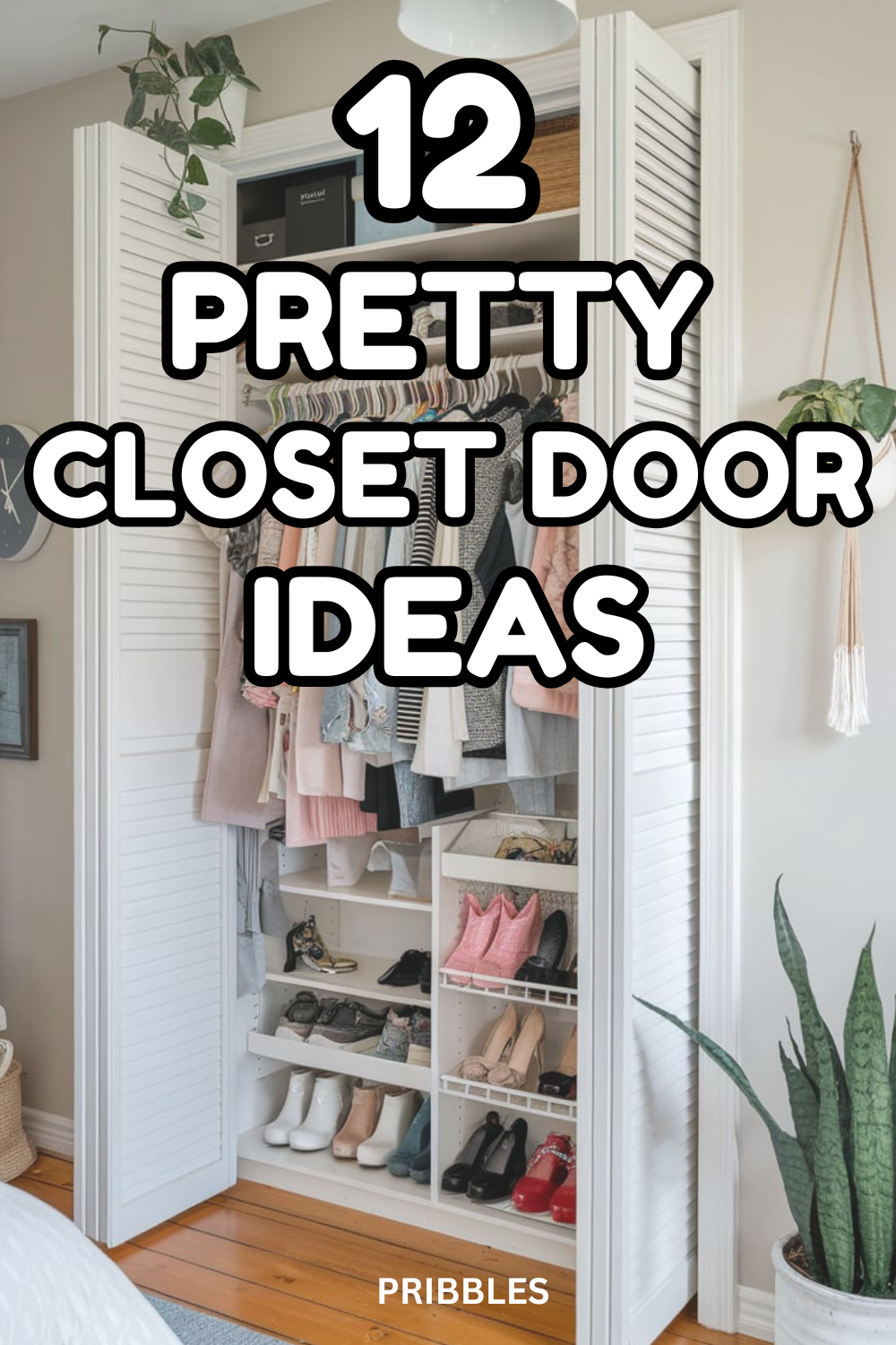 12 Genius & Unique Closet Door Ideas - Pribbles