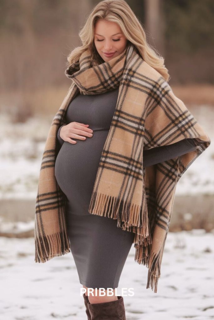 cute pregnant woman