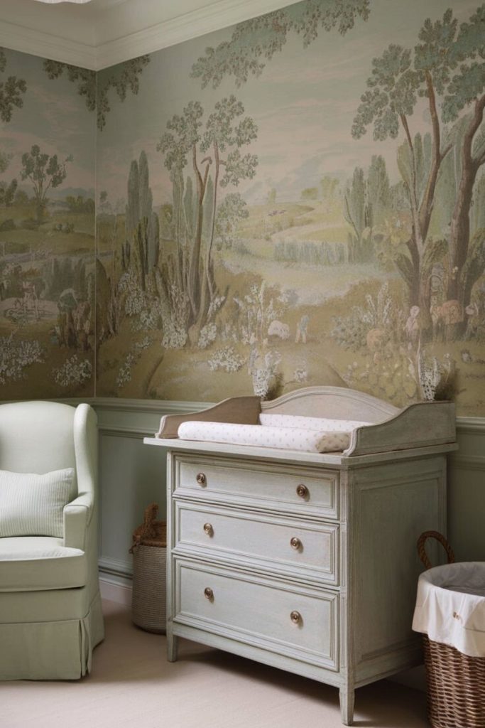 french country baby room