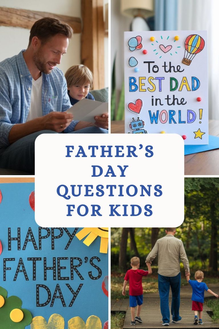 Father’s Day Questions for Kids to Fill Out for Their Dad - Pribbles