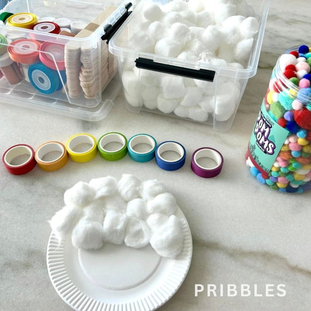 paper plate rainbow craft for kids