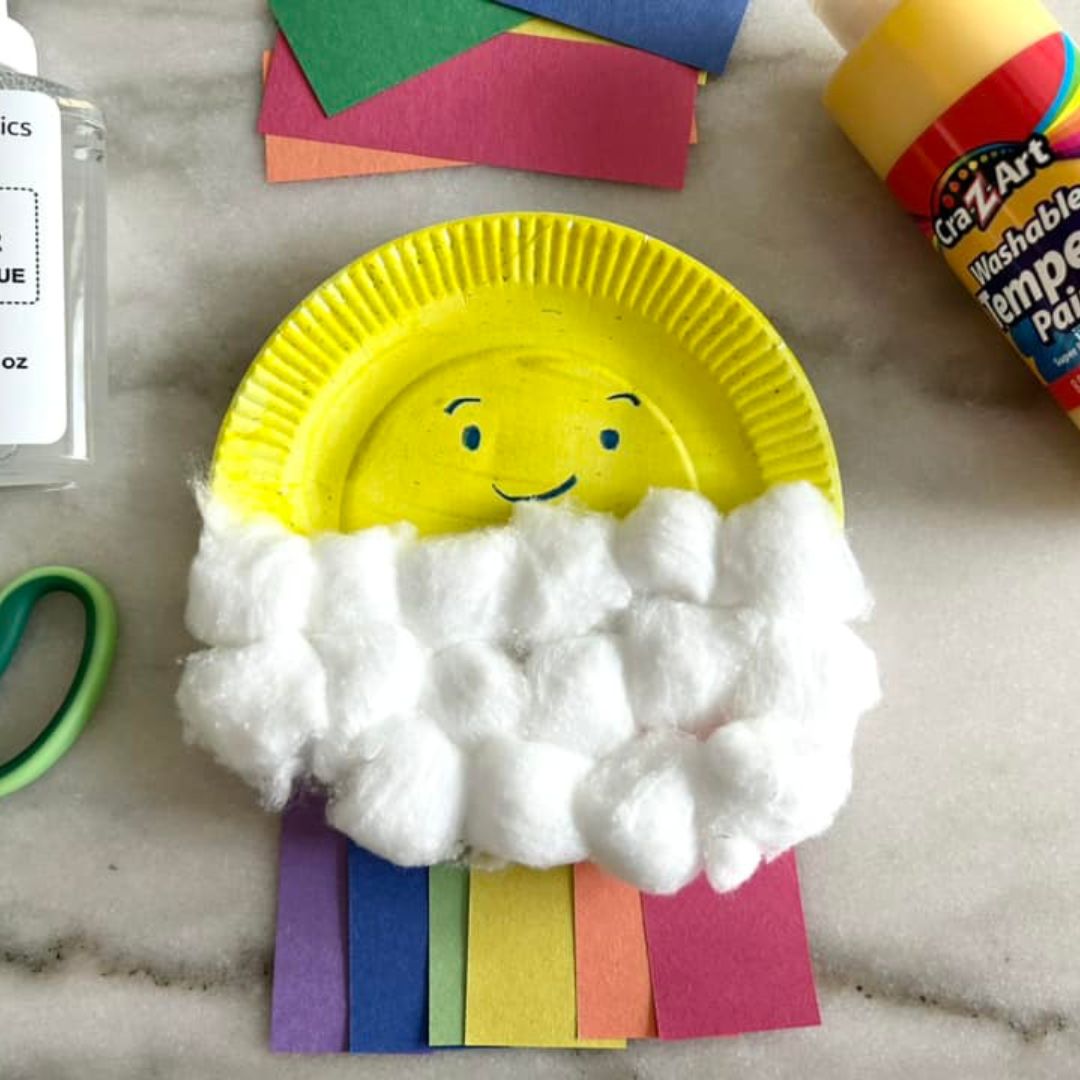 Toddler Rainbow Craft: Simple and Sweet Preschool Rainbow Project