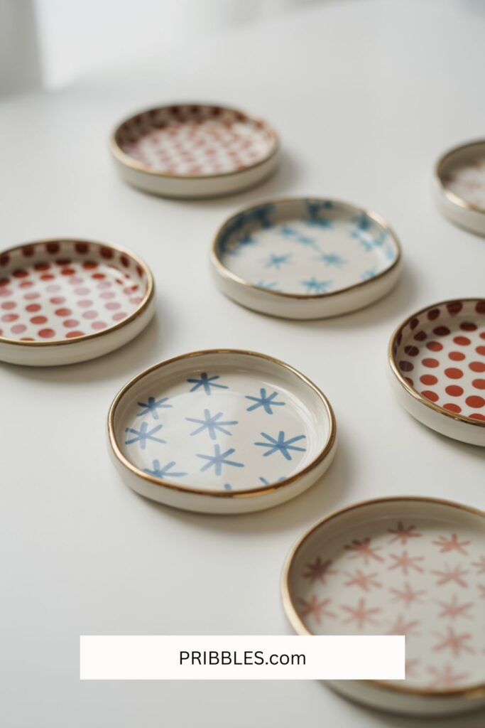 clay ring dishes