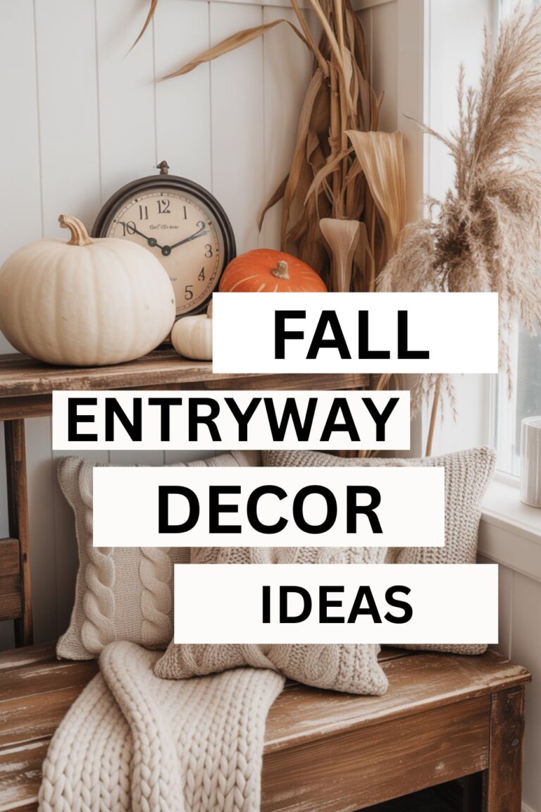 Cozy + Chic Fall Entryway Decor Ideas You’ll Want to Copy This Year