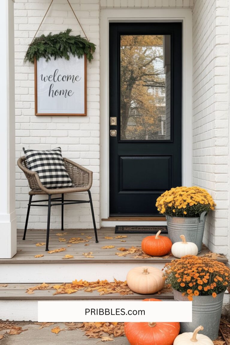 Chic Fall Front Porch Decor That Feels Like a Pumpkin Spice Hug