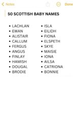 Timeless & Celtic: 50 Scottish Baby Names for Boys and Girls - Pribbles