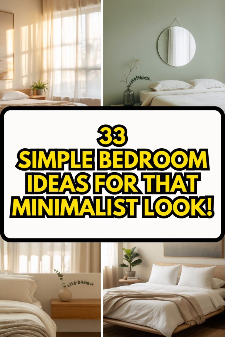 33 Simple Bedroom Ideas for a Minimalist Theme - Pribbles