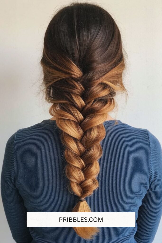 winter hair braid
