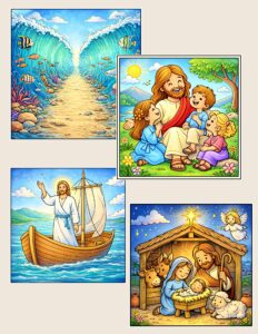 18 Free Bible Coloring Sheets for Kids