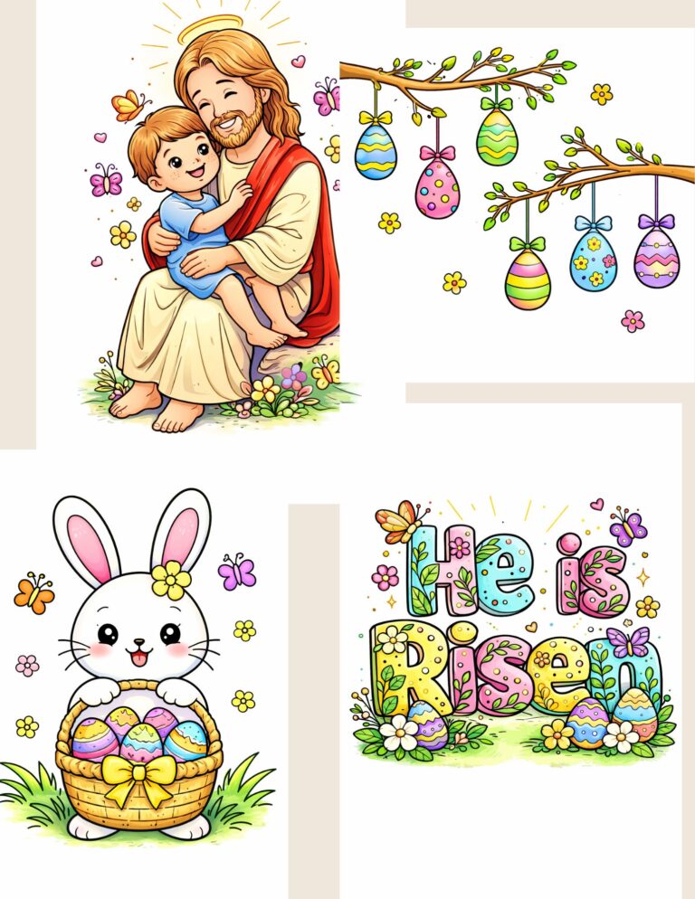 11 Free Easter Coloring Pages