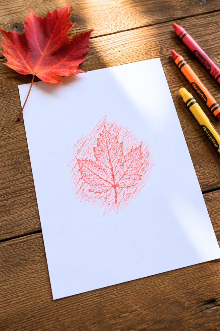 Leaf Rubbing Art: A Classic Craft for Toddlers & Kids